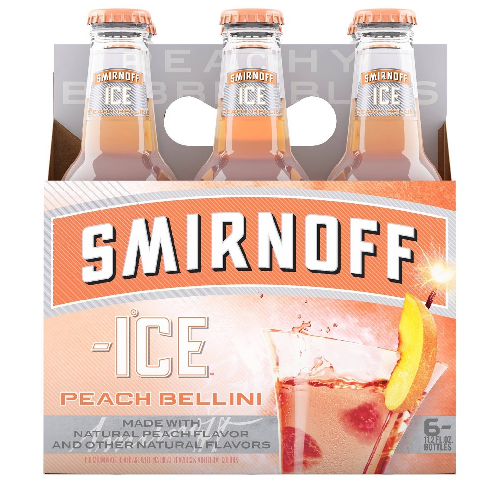 Smirnoff Ice 12oz 6pk Peac
