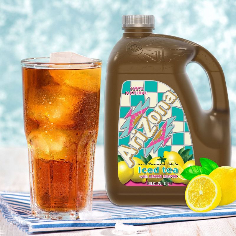AriZona Iced Tea with Lemon Flavor - 128 fl oz Jug, 3 of 4