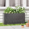 Maggift Wheelbarrows, Pool Cart with Wheels, Storage and Towel Rack, Storage Deck Box for Outdoor Patio Float,for patio, Black, 31.5"*39.4"*37.6" - 4 of 4