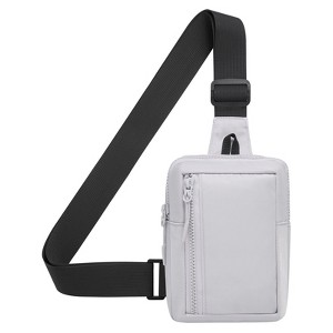 Unique Bargains Small Anti Theft Crossbody Sling Backpack Nylon Chest Bag Fanny Pack 1 Pc - 1 of 4