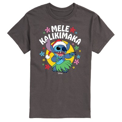 Men's - Lilo and Stitch - Mele Kalikimaka Short Sleeve Graphic T-Shirt