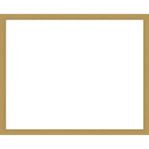 Amanti Art Grace Brushed Gold Narrow Framed Magnetic Dry Erase Board - 1 of 4