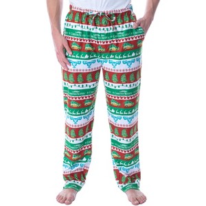 National Lampoon's Christmas Vacation Men's Fair Isle Loungewear Pajama Pants Multi - 1 of 4