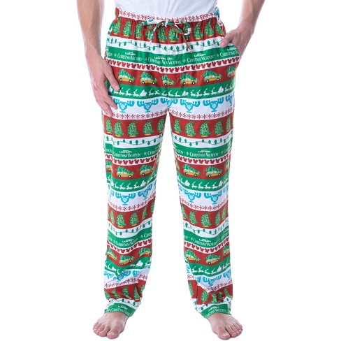 National Lampoon's Christmas Vacation Men's Fair Isle Loungewear Pajama  Pants Multi : Target