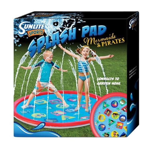 Splash Pad & Outdoor Sprinkler For Kids And Toddlers, Inflatable Water ...