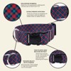 Country Brook Petz HossFit Jr Wide Deluxe Dog Collar - Plaid and Argyle Collection - 3 of 4