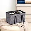 The Lakeside Collection Closet Shoe Storage Organizer Bag in Fashion Prints - Black Damask - 2 of 4
