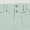 Levi's® Girls' Front Pocket Shorts - Light Green - 3 of 4