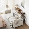 Narrow Console Table,5.9”Slim Entryway Table,2 Tier Console Tables for Entryway, Industrial Skinny Sofa Table with Adjustable Shelf,Behind Couch Tabl - 4 of 4