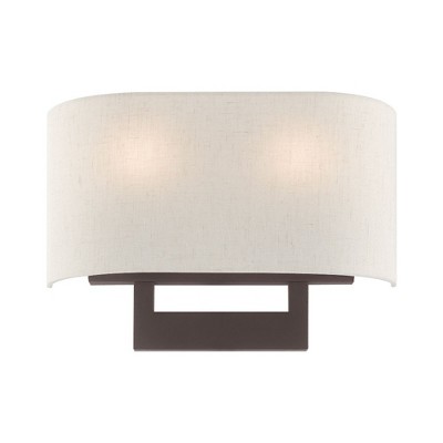 Livex Lighting Hayworth 2 - Light Wall Light in  Bronze