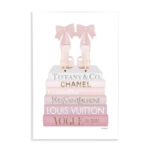 Stupell Industries Chic Shoes Glam Bookstack, 13" x 19" - 1 of 4