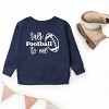 The Juniper Shop Talk Football To Me Ball Youth Ultra-Soft Graphic Sweatshirt - 2 of 4