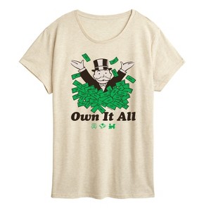 Women's - Monopoly - Own It All Short Sleeve Graphic T-Shirt - 1 of 4