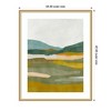 Kate and Laurel Framed Art Vibrant Abstract by Nikita Jariwala, 34x42, Florence Gold - 2 of 4