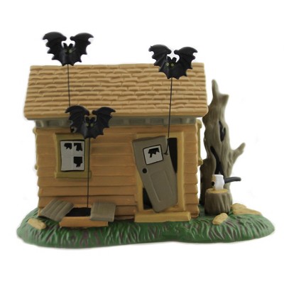 Department 56 House 6.0" Peanuts Haunted House Halloween Snoopy  -  Decorative Figurines
