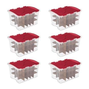 Our Wing-Lid Ornament Storage Box features three levels of storage and  holds up to 75 ornament…