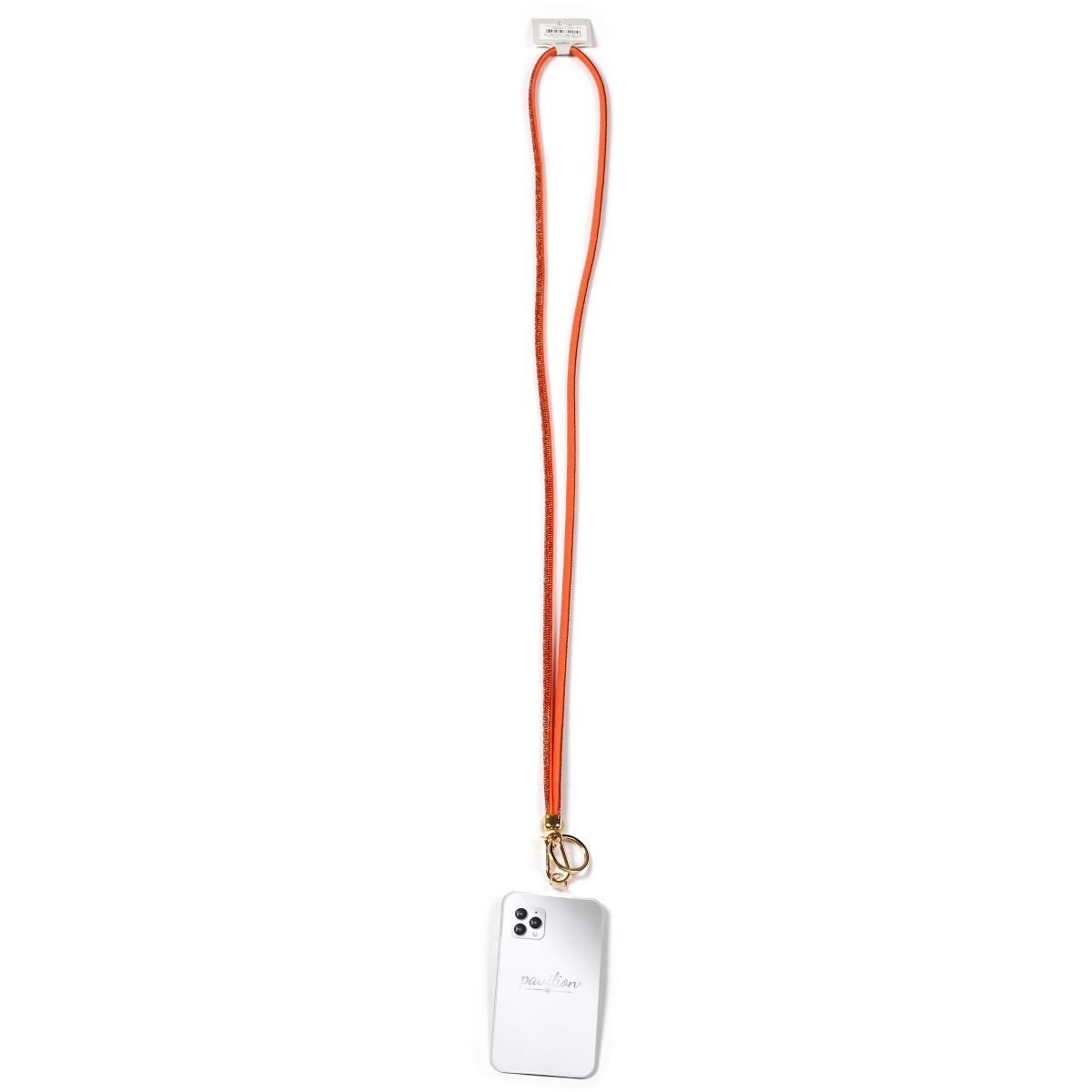Pavilion Gift Company - Orange Crossbody - Soft Gemmed Phone Lanyard - Cell Phone Accessories - thumbnail 8