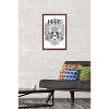 Trends International HIM - Skull Flourish Framed Wall Poster Prints - 2 of 4
