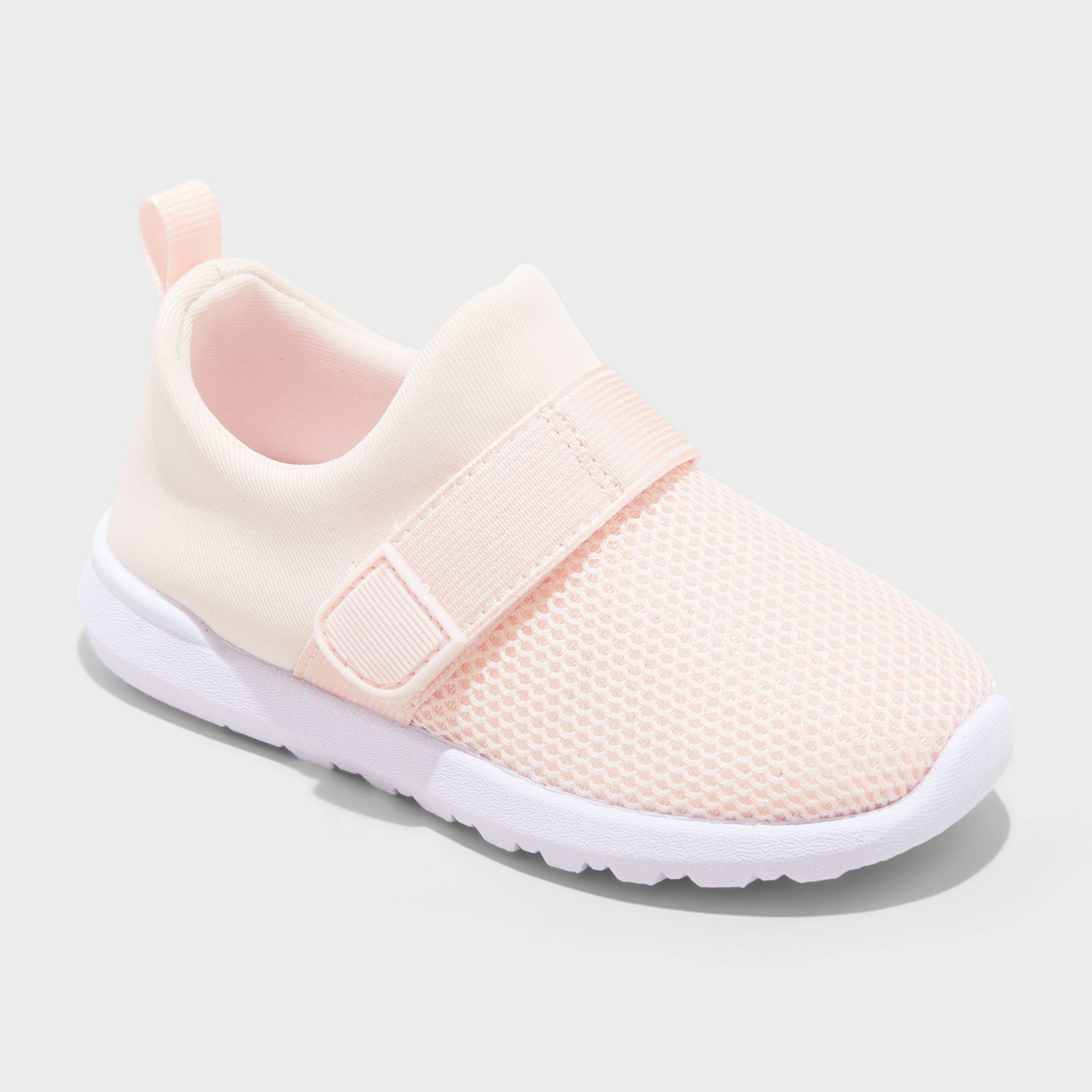 Toddler Austen Water Shoes - Cat & Jack™ Pink 5T: Adjustable Hook and Loop Strap, Closed Round Toe, Non-Marking Outsole