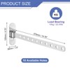 Unique Bargains Bedroom Wall Mount Foldable Stainless Steel Laundry Clothes Hanger - 2 of 3