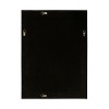 Chloe Lighting Reflection Vertical Hanging Wood & Iron Silver/black Finish Rectangle Framed Wall Mirror 35`` Height - 3 of 4