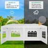 10×20 Ft Outdoor Party Tent,Pop Up Canopy Tent with 6 Removable Sidewalls,Heavy Duty Gazebo,Block Uv and Waterproof for Camping,Backyard,White - 2 of 4