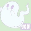 Girl's Design By Humans Boo Cute Ghost Halloween cute design By BoogieCreates T-Shirt - 2 of 3