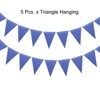 Unique Bargains Party Festive Wedding Birthday Banner Flags Decorations 5 Pcs - 3 of 4