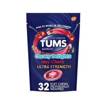 Tums Ultra Delight Chewy Antacids - Very Cherry - 32ct