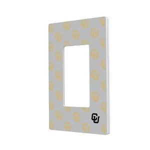 NCAA Big 12 Universities Fashion Pattern Hidden-Screw Light Switch Plate for Single Rocker - 1 of 4