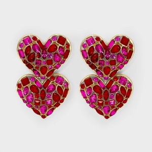 SUGARFIX by BaubleBar Valentine s Day Ultimate Heart Launch Earrings