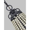 Generation Lighting Nori 32 1/2" Wide Zinc Beaded 6-Light Chandelier - 4 of 4