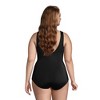 Lands' End Women's Chlorine Resistant Scoop Neck Soft Cup Tugless Sporty One Piece Swimsuit - 2 of 4