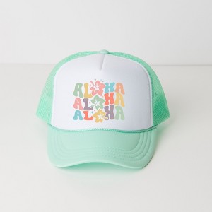 Simply Sage Market Aloha Wavy Adult Foam Trucker Hat - 1 of 1