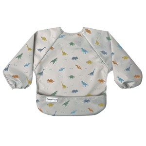 Tiny Twinkle Mess-Proof/Waterproof Long-Sleeve Baby Bib, Machine Washable Smock for Eating - 1 of 4