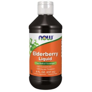 Elderberry Liquid 10:1 Concentrate by Now Foods  -  8 oz Liquid - 1 of 3
