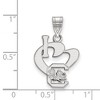 Black Bow Jewelry Sterling Silver South Carolina Gamecocks NCAA Large Pendant - 2 of 3