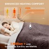 Bedsure | Electric Heated Blanket Soft & Washable Solid Flanne - 3 of 4