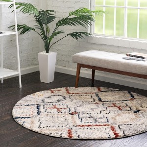 Unique Loom Tucson Collection Area Rug - Pima - 1 of 4
