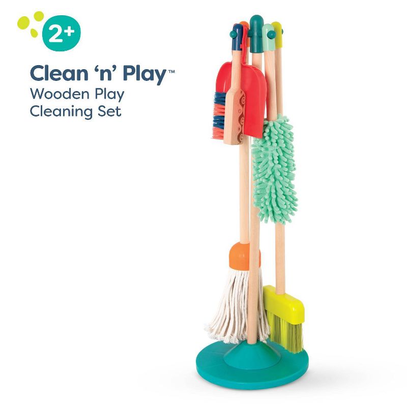B. toys Wooden Cleaning Toys Clean &#39;n&#39; Play, 4 of 13
