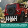 Fishing Rod Holder for Car, 6 Link Tube for 2'' Hitch Receiver, Angle Adjustable Stainless Steel Fishing Pole Rack, Rust Resistant & Quick Release - 3 of 4