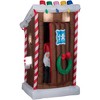 Gemmy Animated Christmas Airblown Inflatable Santa's Outhouse , 6 ft Tall, Multi - 3 of 3