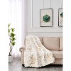 NicBex Luxury Chinchilla Faux Fur Gilded Throw Blanket for Bed Chair Sofa - 2 of 4
