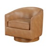 Swivel Barrel Chair with 6-Inch Plush Seat, Removable Cushion, and 360-Degree Swivel - 3 of 4