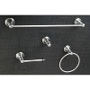 Kingston Brass 4pc American Classic Bathroom Accessory Set Brushed Nickel: Includes Towel Bar, Hook - 4 of 4