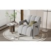 Modern Minimalist Armchair with L-Shaped Armrests, 26.3'' Polyester Fabric Lounge Chair for Home or Office - 4 of 4