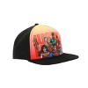 Justice League Of America Squad Youth Black Snapback Hat-OSFA - 4 of 4