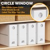 4-Pack Bed Sheet Organizers and Storage, Foldable Sheet Organizers for a Linen Closet, White - 4 of 4