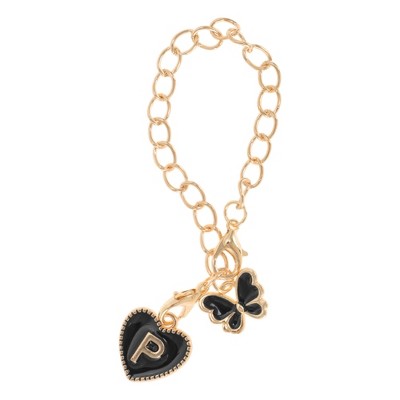 Unique Bargains Butterfly Heart Cup Chain Charm Water Cup Pendant 1 Pc