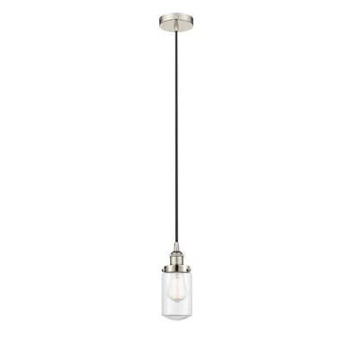 Dover - 1 Light Mini Pendant In Traditional Style-10.25 Inches Tall and 4.5 Inches Wide